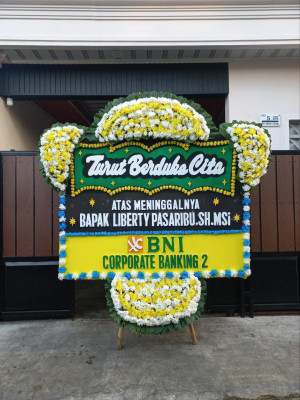 Papan Bunga Duka di Pondok Jaya