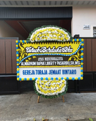 Papan Bunga Duka di Pondok Jaya