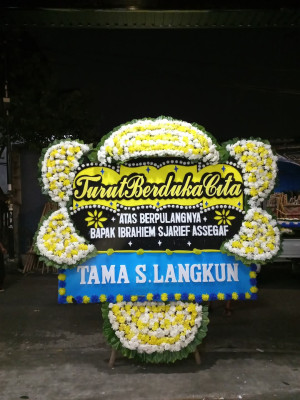 Papan Bunga Duka di Pondok Jaya